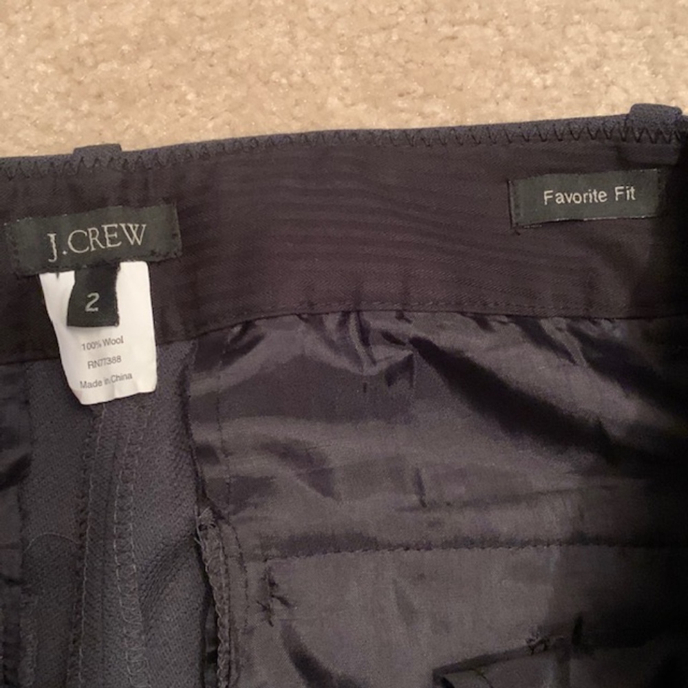 J.Crew $138 Martie Trouser in Wool Crepe - Picture 7 of 8